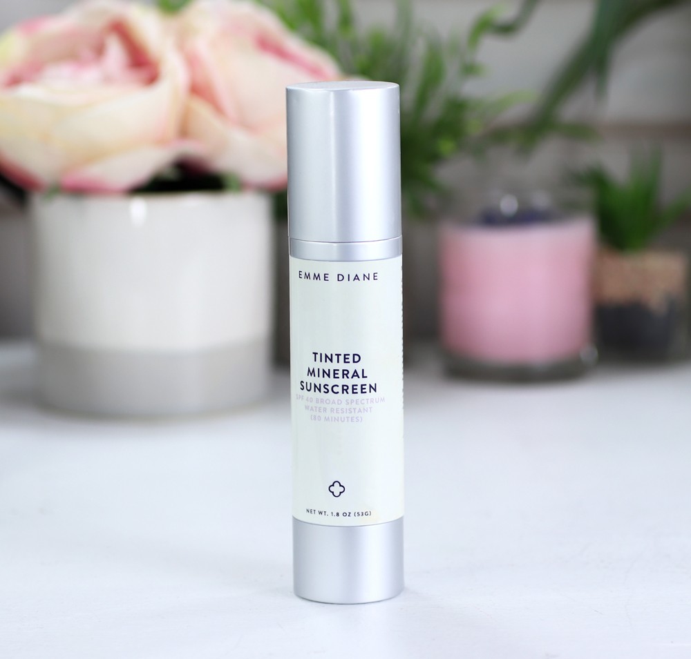Emme Diane Tinted Mineral Sunscreen Review - The Best Skincare Product I Use Year-Round by popular Los Angeles cruelty free beauty blogger My Beauty Bunny