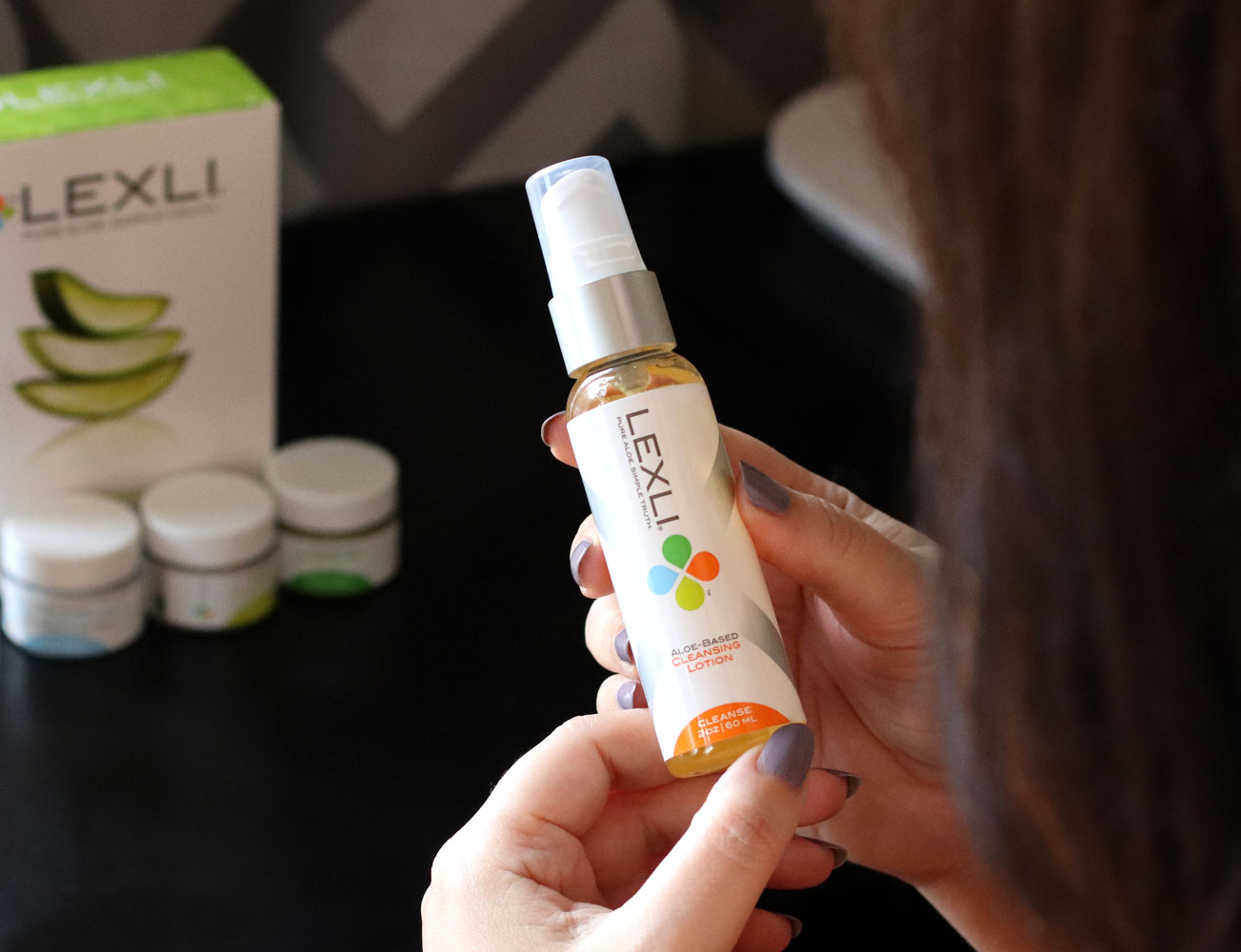 Lexli cruelty free and vegan aloe cleanser