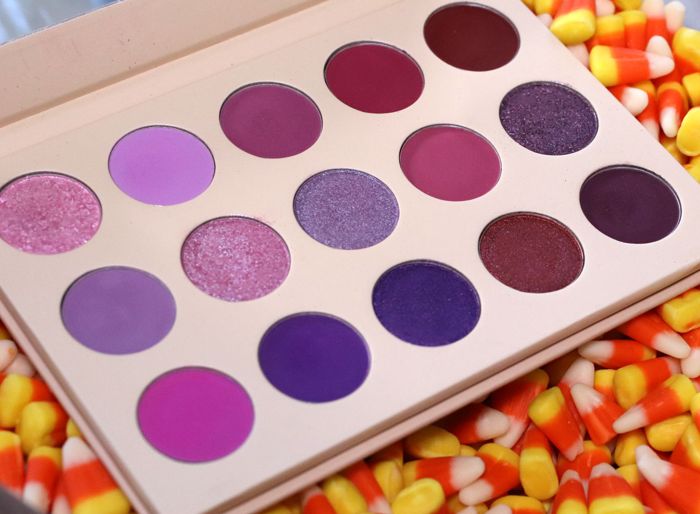Moonslice Beauty Moon Magic Purple Eyeshadow Palette Closeup