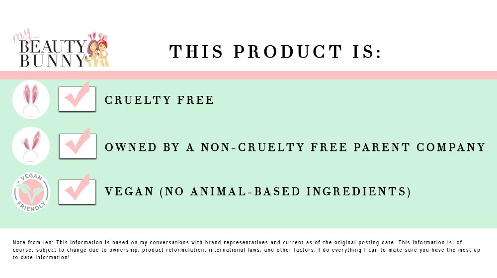 Vegan and cruelty free but owned by a non-cruelty-free parent company - Hourglass cosmetics going vegan by popular Las Vegas beauty blogger My Beauty Bunny