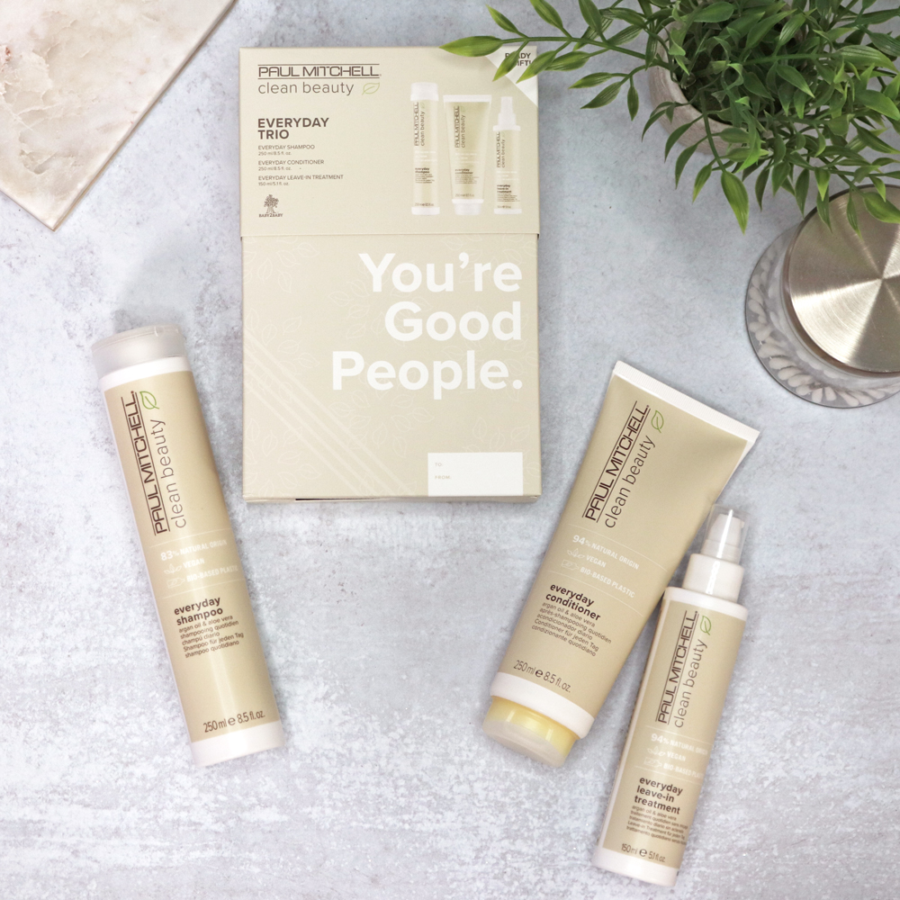 Paul Mitchell Clean Beauty holiday gift sets 2020