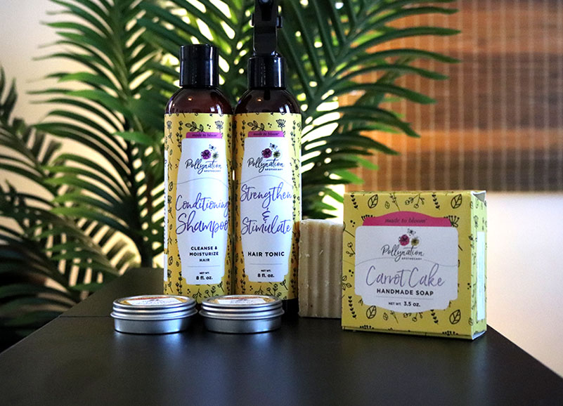 Black owned hair and beauty brands - Pollynation Apothecary 