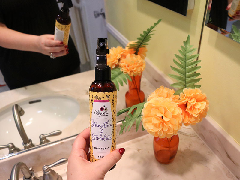 Black owned hair and beauty brands - Pollynation Apothecary Strengthen & Stimulate Hair Tonic