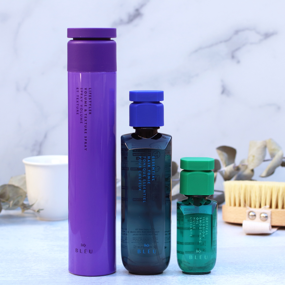 R+Co Bleu prestige hair care