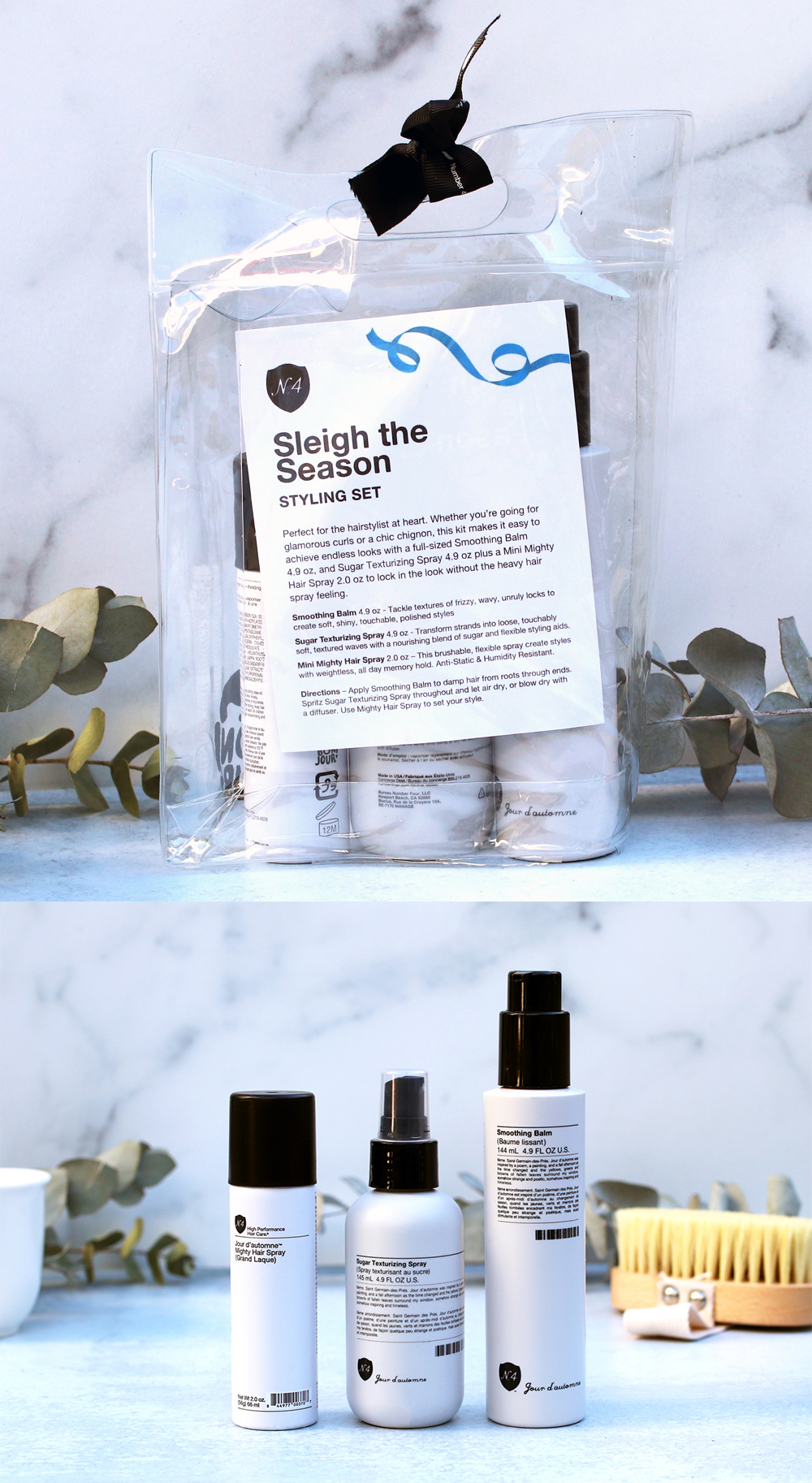 Cruelty Free Holiday Gift Guide 2020 - Number 4 hair Sleigh the Season holiday gift set 