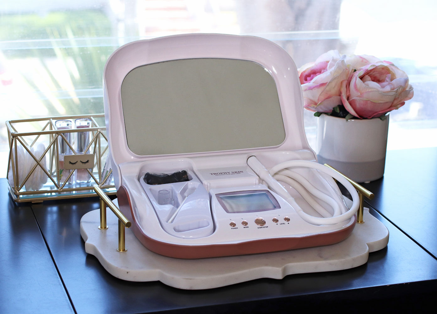 Trophy Skin MicrodermMD at home microdermabrasion machine review and how-to